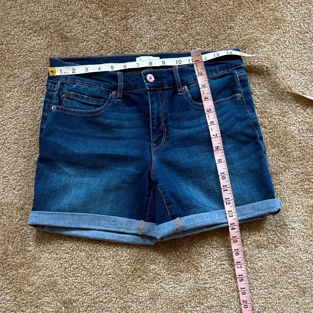 Nicole Miller Dark Blue Jean Shorts